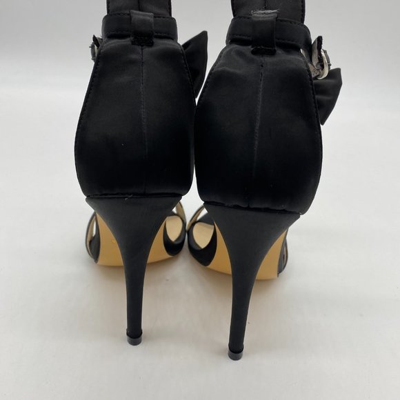 FSJ Open Toe Pumps D'Orsay High Heels Bow Sandals - Picture 6 of 10